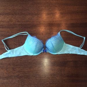 Victoria's Secret - Bra - Aquamarine Lace - 34 B